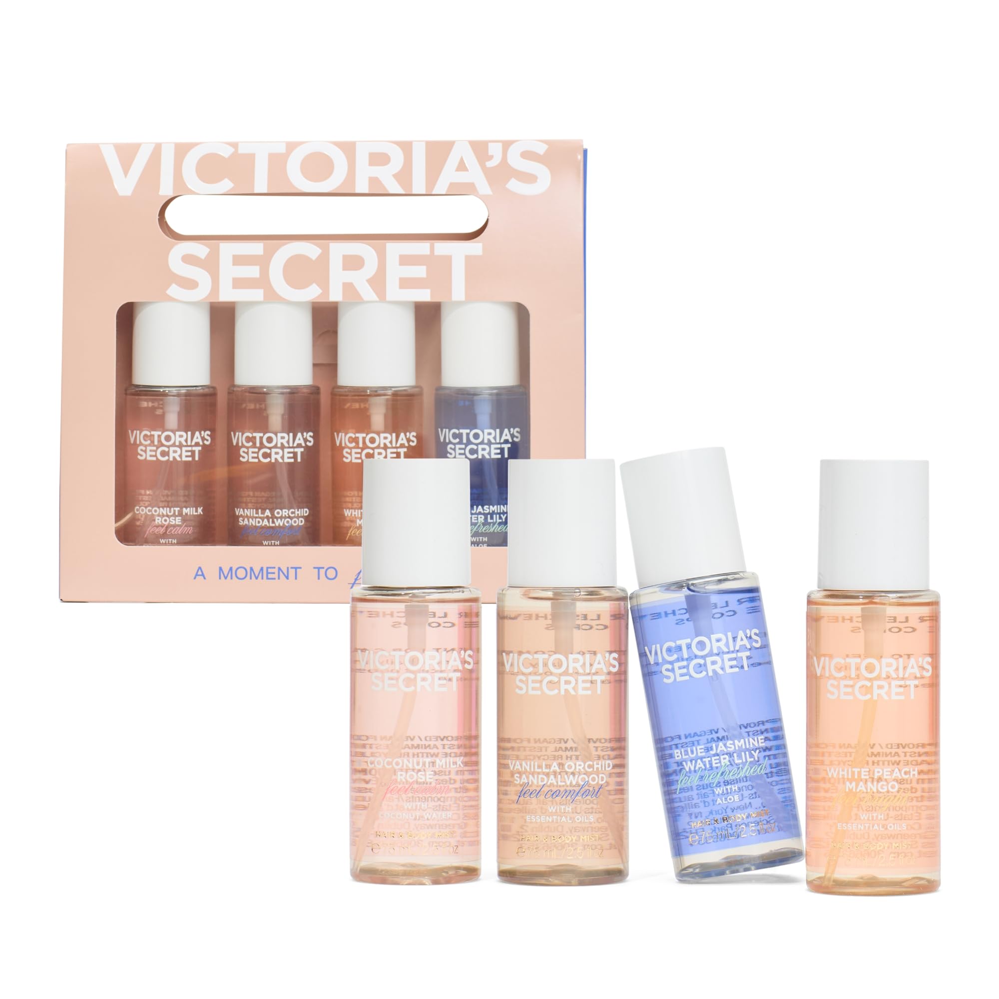 Amazon.com : Victoria's Secret 4-Piece Hair & Body Mini Mist Gift